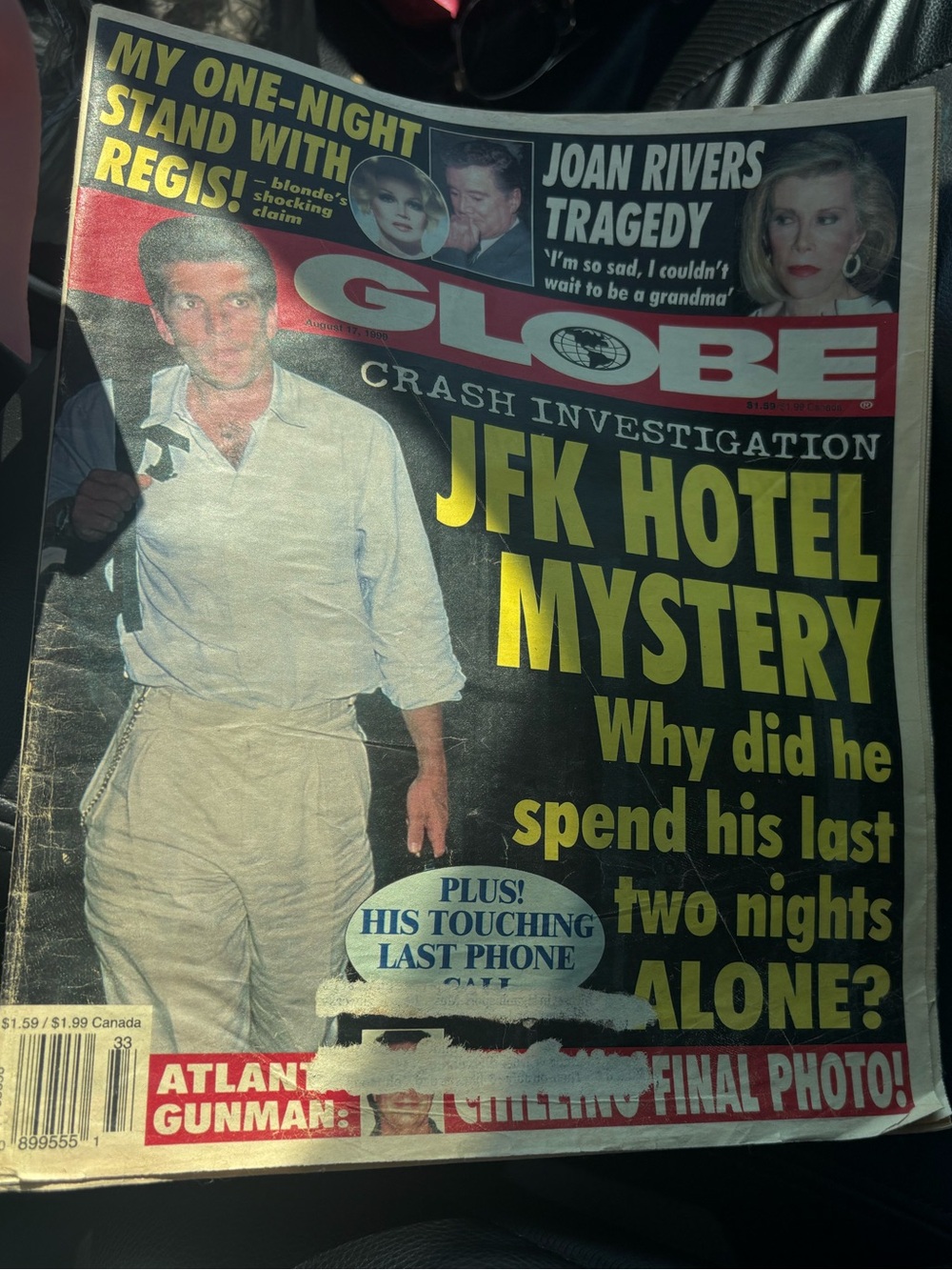 JFK Jr Vintage Tabloid Magazine Lot Globe National Enquirer Kennedy 1999 2000